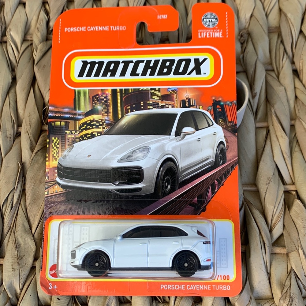 Porsche Cayenne Turbo White Car Matchbox New 2024